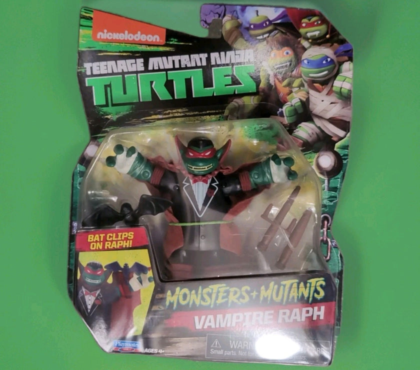 Playmates Toys Teenage Mutant Ninja Turtles Vampire Raph Monsters and Mutants action figure in packaging