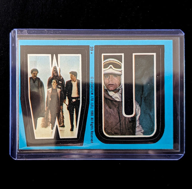 1980 TOPPS Empire Strikes Back - Sticker Series "U-Pick" Complete Your Set