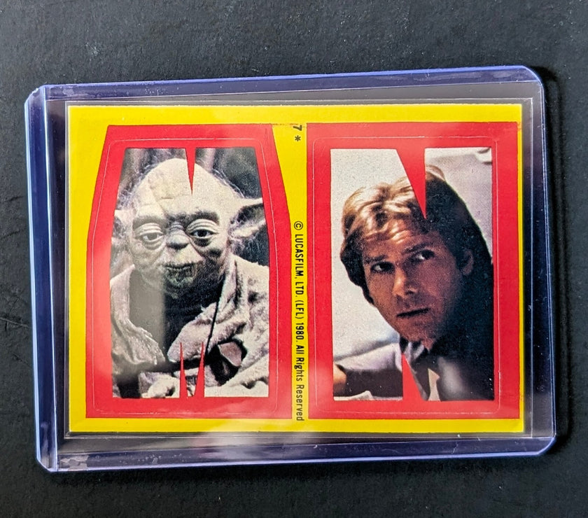 1980 TOPPS Empire Strikes Back - Sticker Series "U-Pick" Complete Your Set