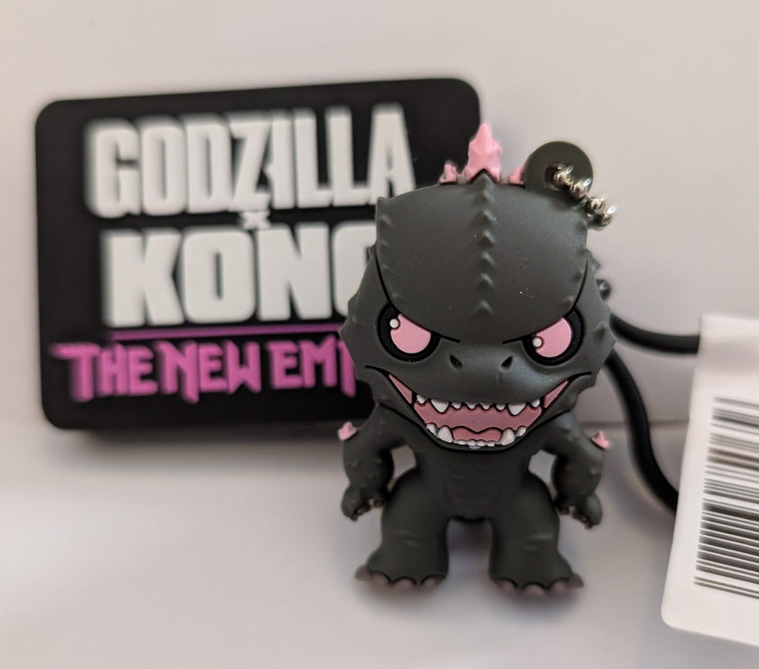 Evolved Godzilla Tag Godzilla-Kong New Empire  - 3d Foam Bag Clip Keychain
