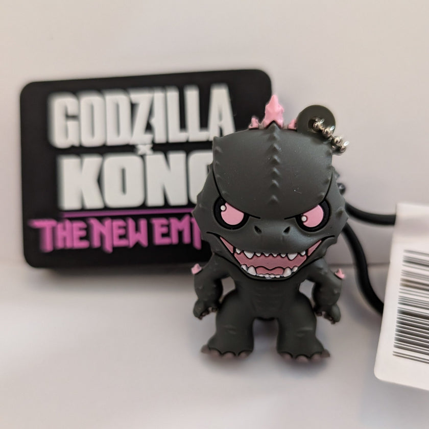 Evolved Godzilla Tag Godzilla-Kong New Empire  - 3d Foam Bag Clip Keychain