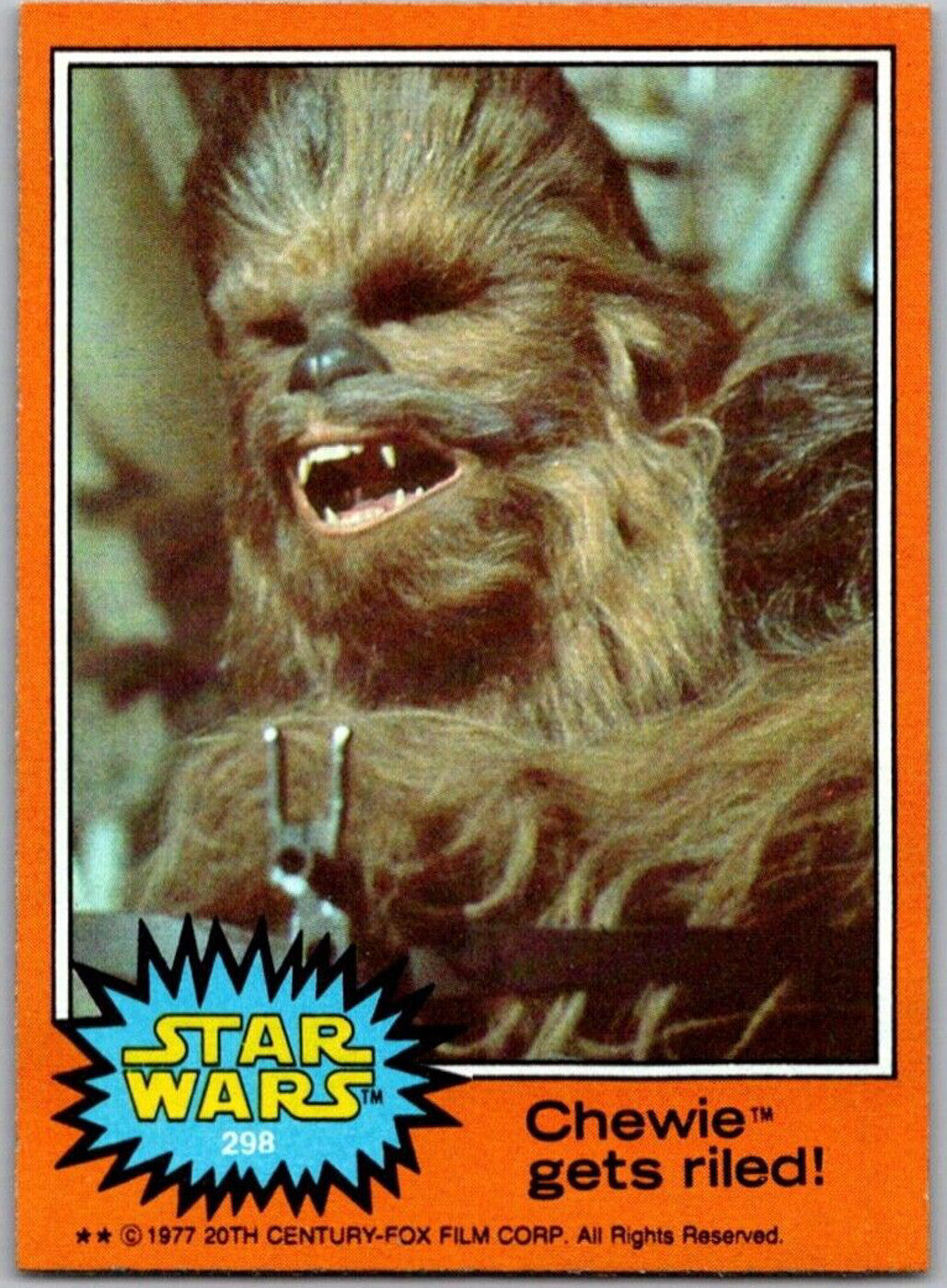 1977 TOPPS STAR WARS Trading Cards - Orange Series 4 - U Pick