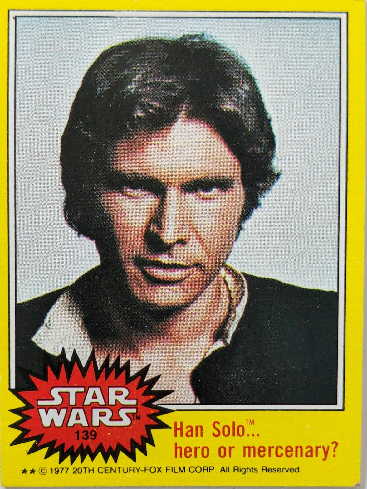1977 TOPPS STAR WARS Trading Cards -YELLOW Series 3 - U Pick Complete Your Set