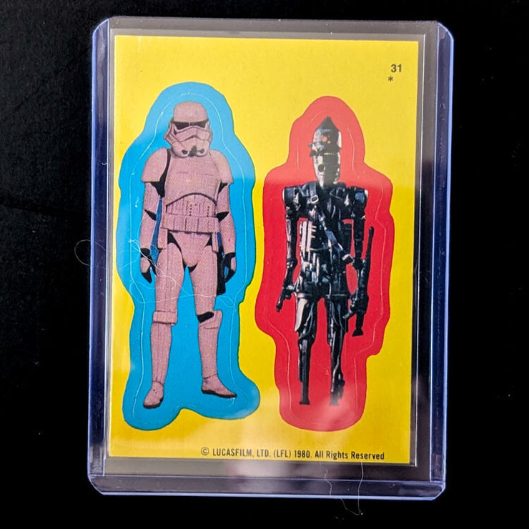 1980 TOPPS Empire Strikes Back - Sticker Series "U-Pick" Complete Your Set