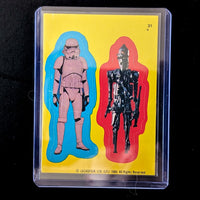 1980 TOPPS Empire Strikes Back - Sticker Series "U-Pick" Complete Your Set