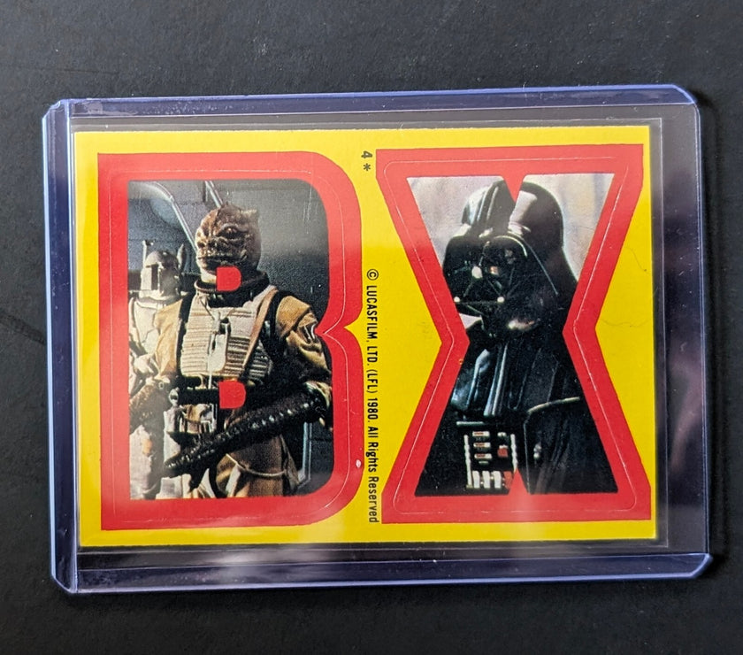1980 TOPPS Empire Strikes Back - Sticker Series "U-Pick" Complete Your Set