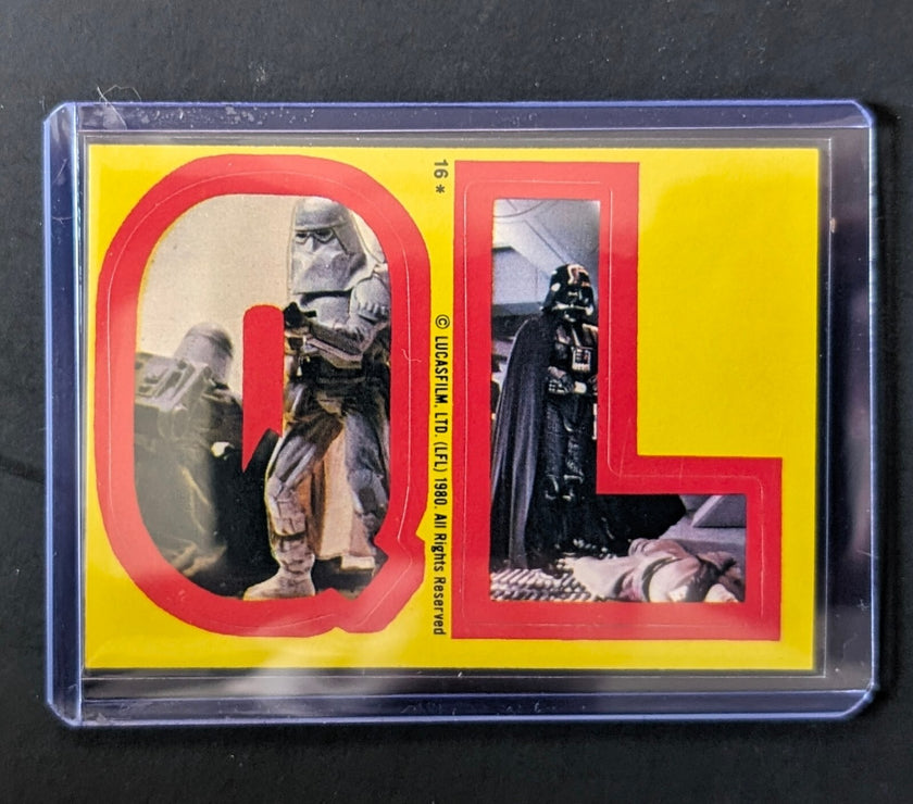 1980 TOPPS Empire Strikes Back - Sticker Series "U-Pick" Complete Your Set