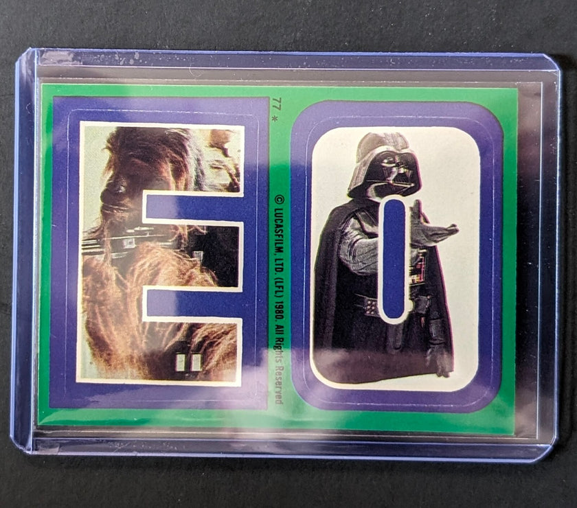 1980 TOPPS Empire Strikes Back - Sticker Series "U-Pick" Complete Your Set