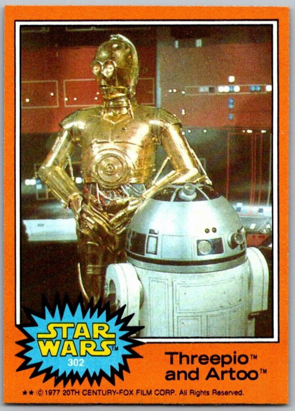 1977 TOPPS STAR WARS Trading Cards - Orange Series 4 - U Pick