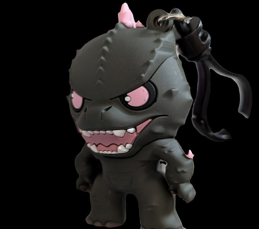 Godzilla-Kong New Empire  - 3d Foam Bag Clip Keychain