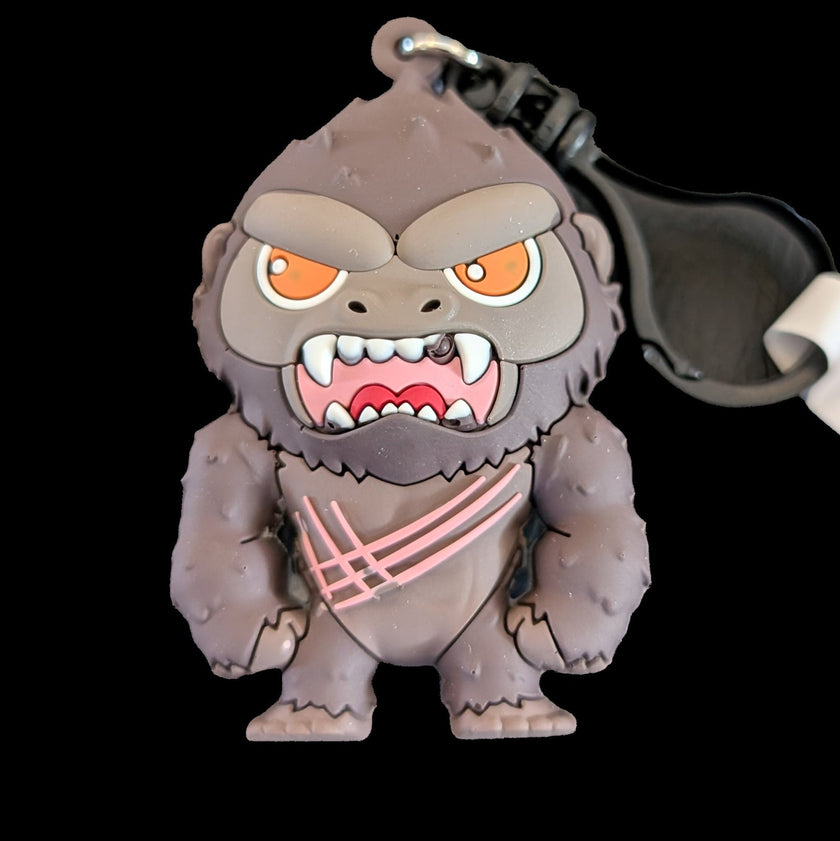 King Kong Godzilla-Kong The New Empire  - 3d Foam Bag Clip Keychain