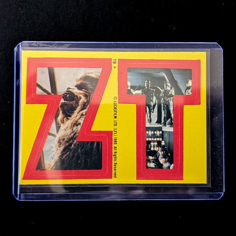 1980 TOPPS Empire Strikes Back - Sticker Series "U-Pick" Complete Your Set