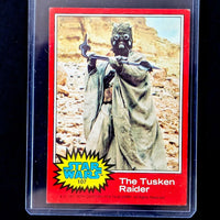 1977 Go Figment Star Wars trading card of The Tusken Raider from Red Series 2 complete your vintage set