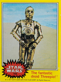 1977 TOPPS STAR WARS Trading Cards -YELLOW Series 3 - U Pick Complete Your Set
