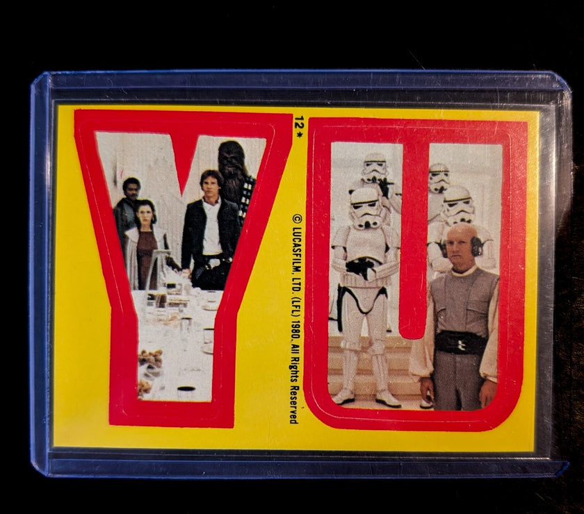 1980 TOPPS Empire Strikes Back - Sticker Series "U-Pick" Complete Your Set