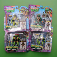 Playmates Toys Teenage Mutant Ninja Turtles 4 Pack Mutations Mix N Match action figures in packaging