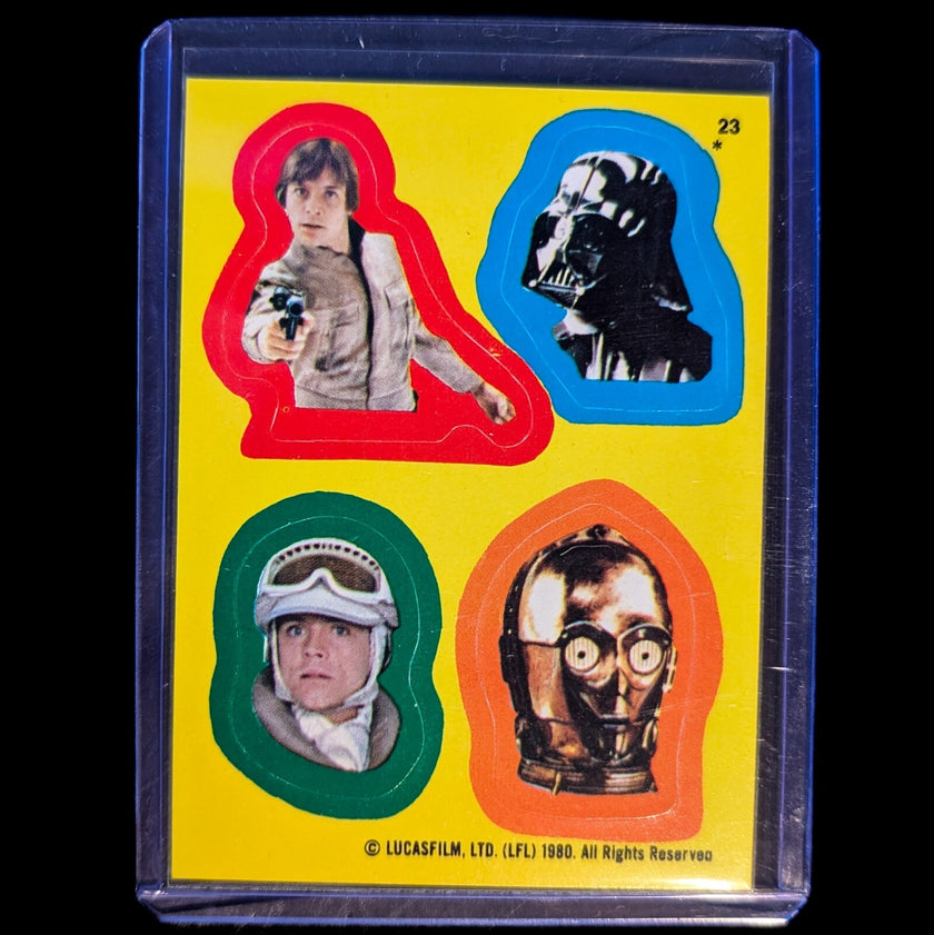 1980 TOPPS Empire Strikes Back - Sticker Series "U-Pick" Complete Your Set