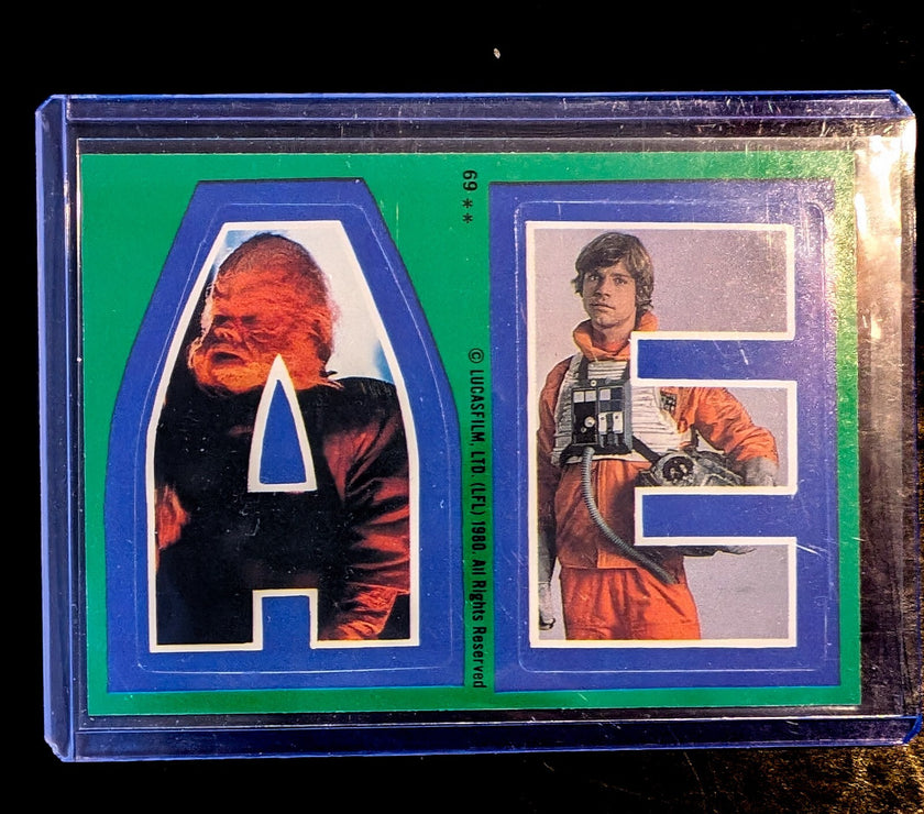 1980 TOPPS Empire Strikes Back - Sticker Series "U-Pick" Complete Your Set