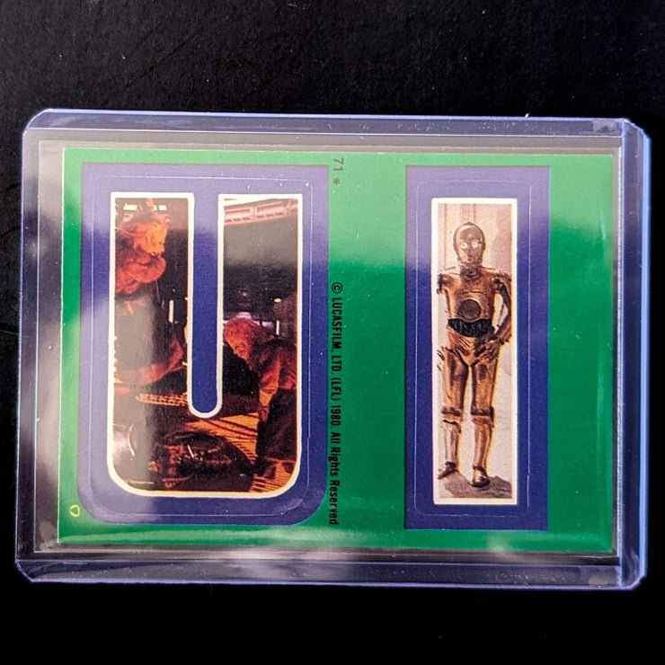 1980 TOPPS Empire Strikes Back - Sticker Series "U-Pick" Complete Your Set