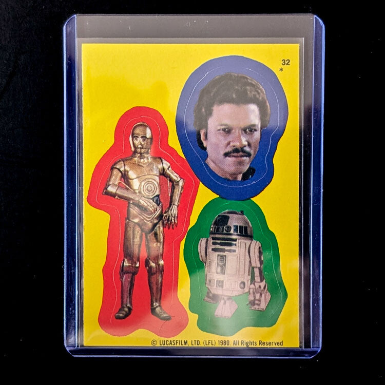 1980 TOPPS Empire Strikes Back - Sticker Series "U-Pick" Complete Your Set