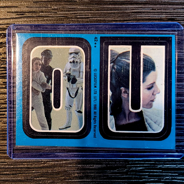 1980 TOPPS Empire Strikes Back - Sticker Series "U-Pick" Complete Your Set