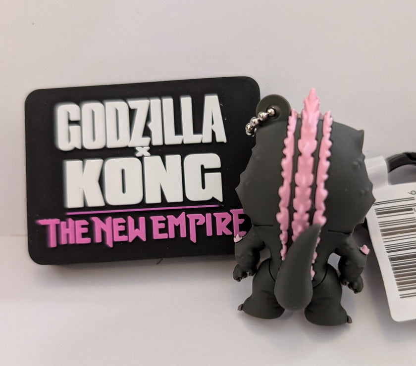 Evolved Godzilla Tag Godzilla-Kong New Empire  - 3d Foam Bag Clip Keychain