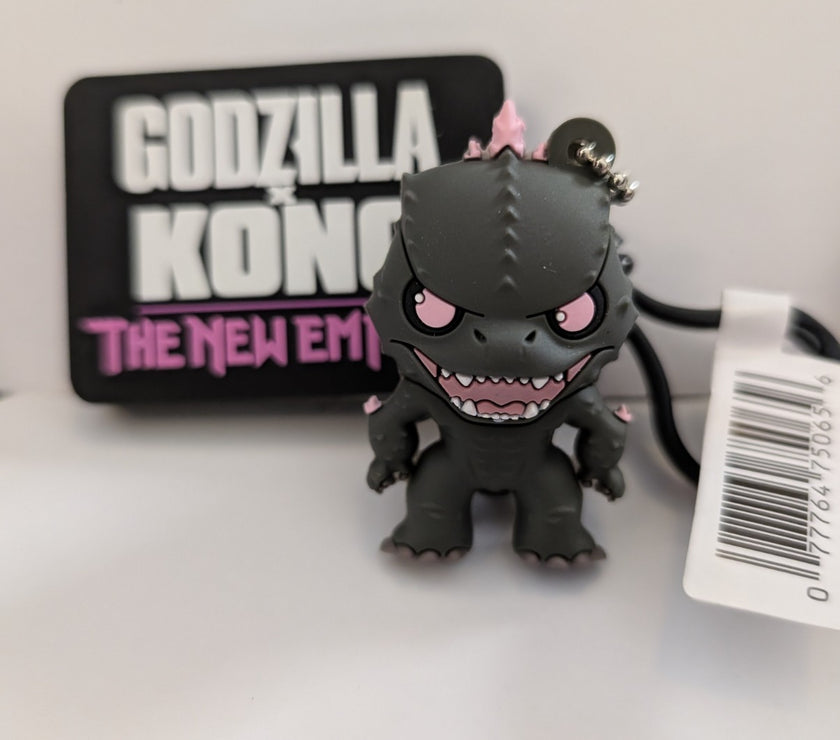 Evolved Godzilla Tag Godzilla-Kong New Empire  - 3d Foam Bag Clip Keychain