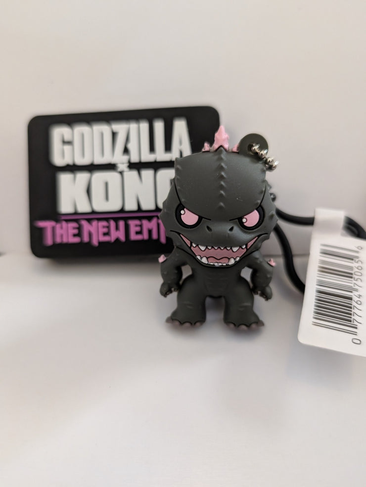 Evolved Godzilla Tag Godzilla-Kong New Empire  - 3d Foam Bag Clip Keychain