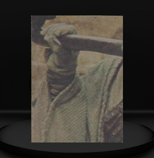 Vintage 1977 Topps Star Wars trading card showing a character holding a weapon from Go Figment collection