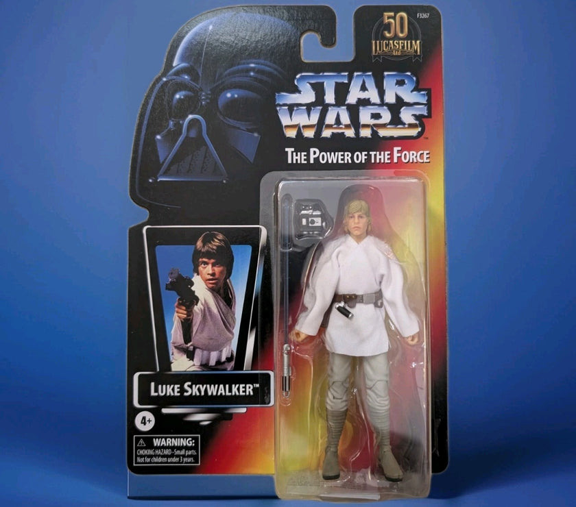 Star Wars Black Series Luke Skywalker 6 inch figure in 50th Lucasfilm packaging by Hasbro