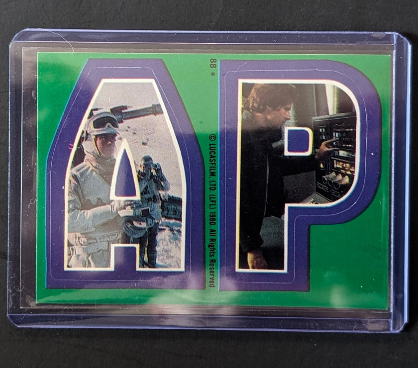 1980 TOPPS Empire Strikes Back - Sticker Series "U-Pick" Complete Your Set