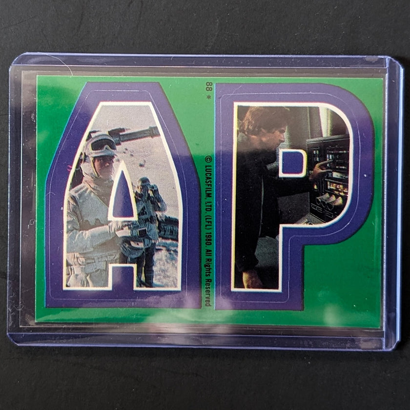 1980 TOPPS Empire Strikes Back - Sticker Series "U-Pick" Complete Your Set