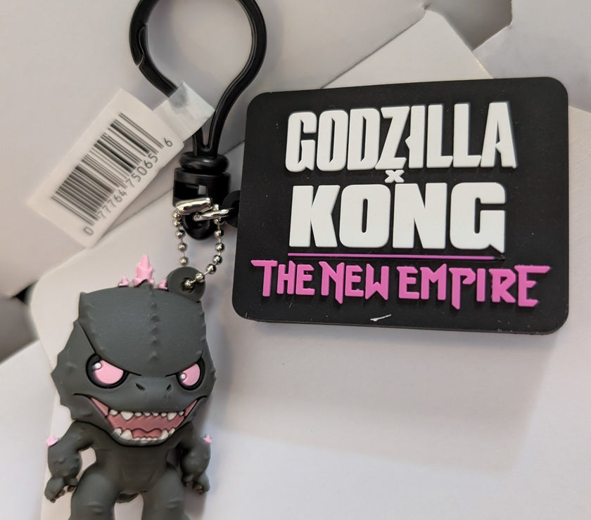 Evolved Godzilla Tag Godzilla-Kong New Empire  - 3d Foam Bag Clip Keychain