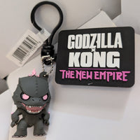 Evolved Godzilla Tag Godzilla-Kong New Empire  - 3d Foam Bag Clip Keychain