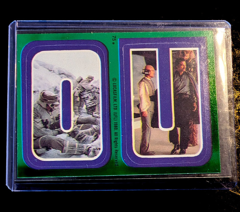 1980 TOPPS Empire Strikes Back - Sticker Series "U-Pick" Complete Your Set