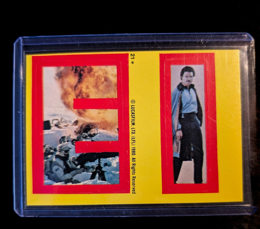 1980 TOPPS Empire Strikes Back - Sticker Series "U-Pick" Complete Your Set
