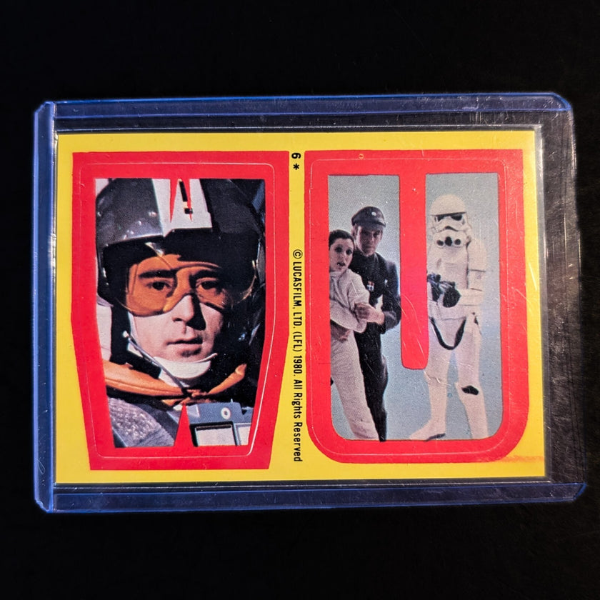 1980 TOPPS Empire Strikes Back - Sticker Series "U-Pick" Complete Your Set