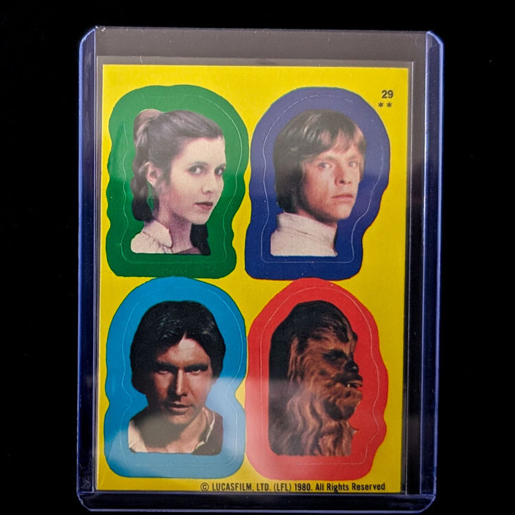 1980 TOPPS Empire Strikes Back - Sticker Series "U-Pick" Complete Your Set