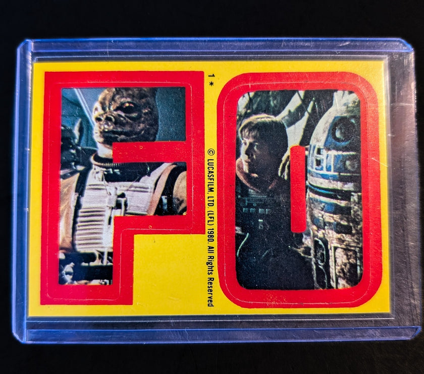 1980 TOPPS Empire Strikes Back - Sticker Series "U-Pick" Complete Your Set