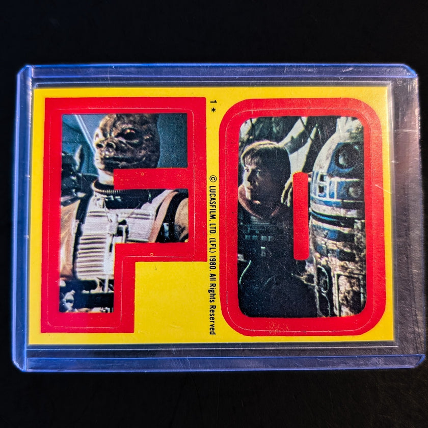 1980 TOPPS Empire Strikes Back - Sticker Series "U-Pick" Complete Your Set