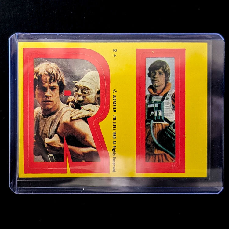 1980 TOPPS Empire Strikes Back - Sticker Series "U-Pick" Complete Your Set