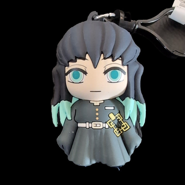 Monogram Anime Demon Slayer Kimetsu No Yaiba - Muichiro Tokito Bag Clip Keychain