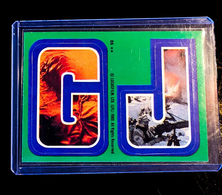 1980 TOPPS Empire Strikes Back - Sticker Series "U-Pick" Complete Your Set