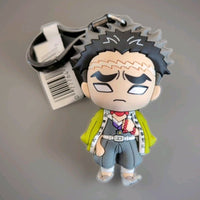 Gyomei Himejima Monogram Anime Demon Slayer Kimetsu No Yaiba - Bag Clip Keychain