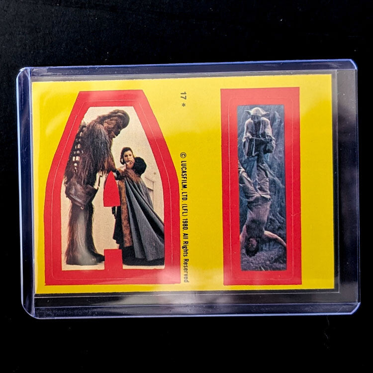 1980 TOPPS Empire Strikes Back - Sticker Series "U-Pick" Complete Your Set