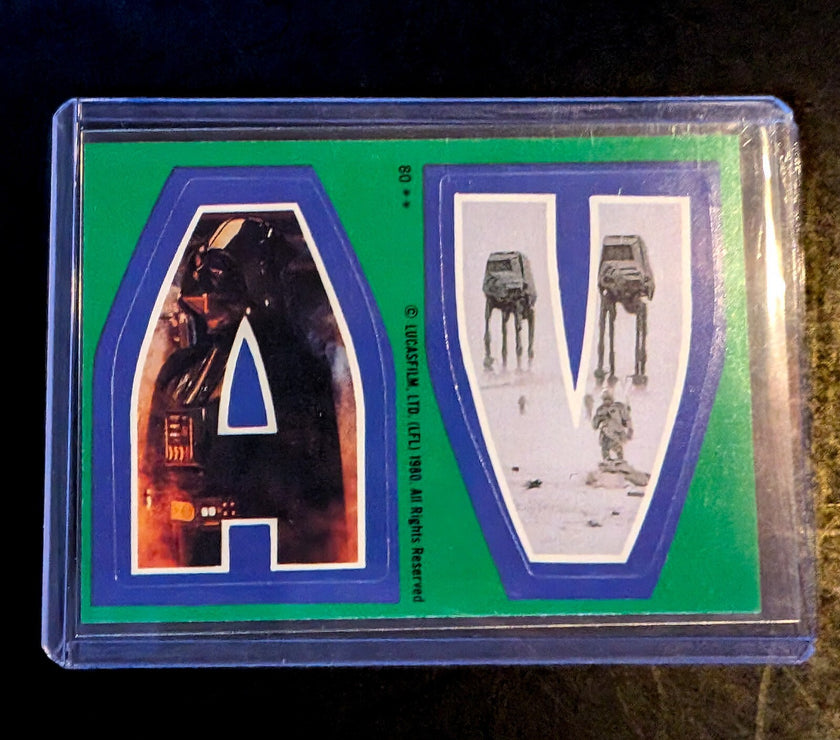 1980 TOPPS Empire Strikes Back - Sticker Series "U-Pick" Complete Your Set