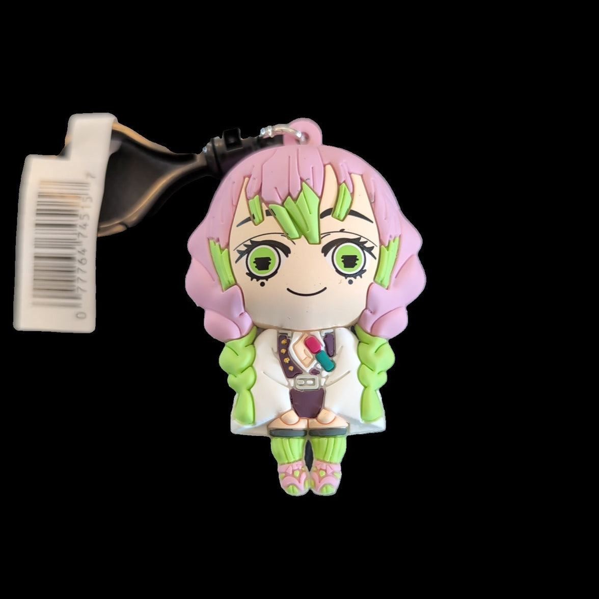 Monogram Kimetsu no Yaiba Demon Slayer 3D foam PVC bag clip keychain featuring chibi anime character