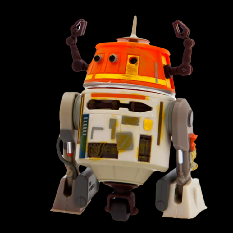 Chopper Droid Star Wars Action Figure 1:18 Scale LOOSE image 0