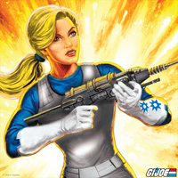 Glenda Helicopter co-pilot Action Figure GI Joe Reaction Plus 1:18 image 3