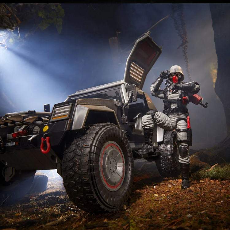 Night Attack Stinger Cobra Jeep and Figure GI Joe Classified Series 6in. image 6